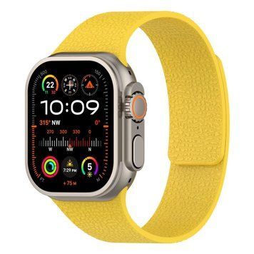 Ремінець для Apple Watch 38/40/41/[42mm S11/10] : Pebbled Magnetic Band &ndash; Yellow