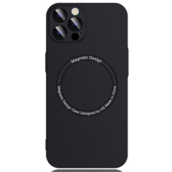 Чохол матовий PC Hard with Magsafe на iPhone 13 Pro із захистом камери Black