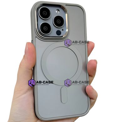 Чохол для iPhone 14 Crystal Guard with MagSafe, Titanium Gray