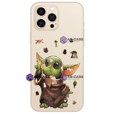 Чехол прозрачный Print Yoda (Star Wars) для iPhone 15 Pro