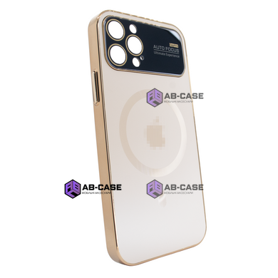 Чехол для iPhone 14 Pro PC Slim Case with MagSafe с защитными линзами на камеру Champaign Gold