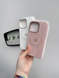 Чехол для iPhone 14 Silicone case with MagSafe Metal Camera Glycine 7