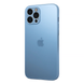Чехол для iPhone 11 Pro Max : стеклянный матовый AG Glass with MagSafe с защитой камеры &ndash; Sierra Blue 1