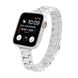 Стальний браслет Lady Braslet 3 Beads для Apple Watch (42mm, 44mm, 45mm, 49mm Silver)