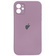 Чехол для iPhone 12 : Silicone Case Full Camera &ndash; Blueberry (№68)