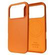 Чехол для iPhone 17 Pro Max : Leather Case PU with MagSafe &ndash; Orange