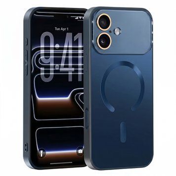 Чохол для iPhone 16 : AG Optic Shield MagSafe &ndash; Dark Blue