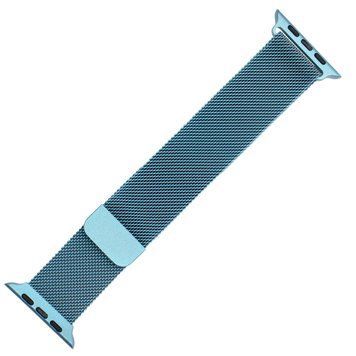 Металічний ремінець Milanese Loop для Apple Watch : [42mm Series 1-3] | 44mm | 45mm | 46mm | 49mm &ndash; Porcelain Blue