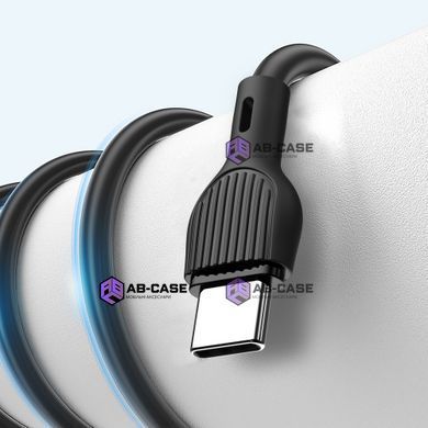 Кабель XO (USB to Type-C) 2.1A NB200 USB Cable &ndash; Black (1m)