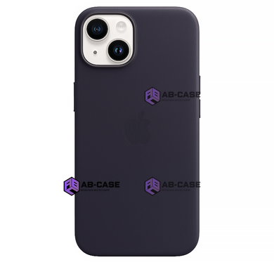 Кожаный чехол Leather Case with MagSafe Ink для iPhone 14