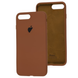 Чохол для iPhone 7/8 Plus : Silicone Case Full &ndash; Brown chocolate (№65)