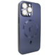 Чехол для iPhone 15 Pro Max - AG Titanium Case with MagSafe с защитой камеры Purple