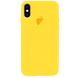 Чехол Silicone Case iPhone X/Xs FULL (№55 Canary Yellow)