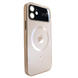 Чехол для iPhone 12 PC Slim Case with MagSafe с защитными линзами на камеру Champaign Gold
