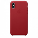 Шкіряний чохол Leather Case Red на iPhone X/Xs