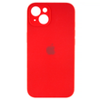 Чохол для iPhone 14 : Silicone Case Full Camera &ndash; Red (№14)