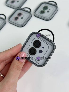 Захисні лінзи на камеру iPhone 12 mini Diamonds Lens блискучі Black