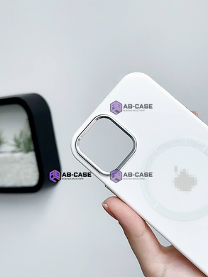 Чехол для iPhone 13 Pro Silicone case with MagSafe Metal Camera Glycine
