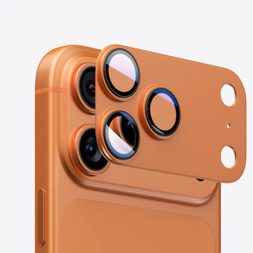 Захист на камеру iPhone 17 Pro Max : Matte Metal Camera Protector - Orange