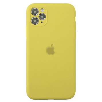 Чехол для iPhone 11 Pro Max : Silicone Case Full Camera &ndash; Yellow (№4)