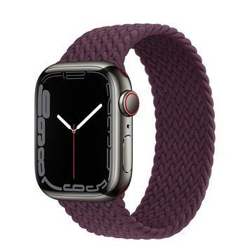 Монобраслет на Apple Watch Braided Solo Loop (Plum, 42mm, 44mm, 45mm, 46mm, 49mm M)