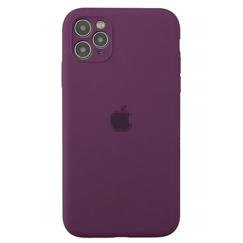 Чохол Silicone Case FULL CAMERA (на iPhone 11 Pro, Marsala)