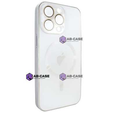 Чехол для iPhone 15 Pro Max - AG Titanium Case with MagSafe с защитой камеры White