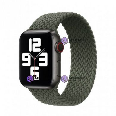 Монобраслет для Apple Watch Braided Solo Loop (Green, 42mm, 44mm, 45mm, 49mm M)