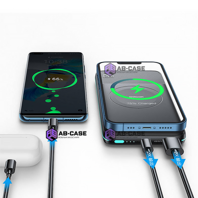 Беспроводной магнитный павербанк Magnetic 10000 mAh 20w Joyroom для iPhone MagSafe Power Bank