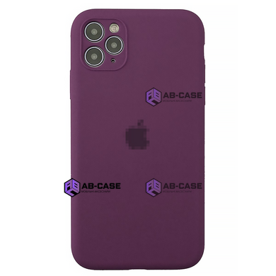 Чехол Silicone Case FULL CAMERA (для iPhone 11 Pro, Marsala)