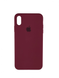 Чехол Silicone Case для iPhone X/Xs FULL (Plum)