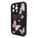 Чехол для iPhone 14 Pro Max &ndash; Pretty Things "Butterflies &ndash; Black"