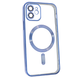Чохол Shining with MagSafe на iPhone 11 із захисними лінзами на камеру Blue