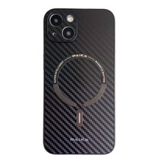 Чехол Carbon case with MagSafe — iPhone 14 Plus (Black)