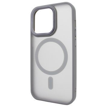 Чохол для iPhone 12 | 12 Pro Nofelet MATT Case with MagSafe - Titanium Gray