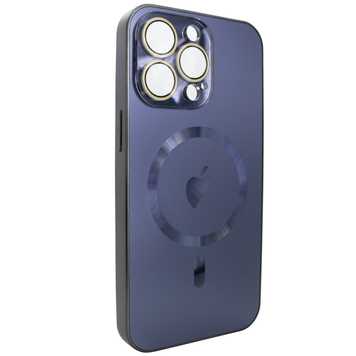 Чехол для iPhone 12 Pro - AG Titanium Case with MagSafe с защитой камеры Purple