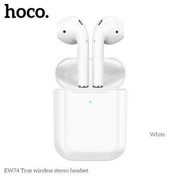 Наушники беспроводные HOCO EW74 True wireless stereo headset BT5.4 White