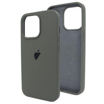 Чохол для iPhone 14 Plus Silicone Case Full №34 Dark Olive