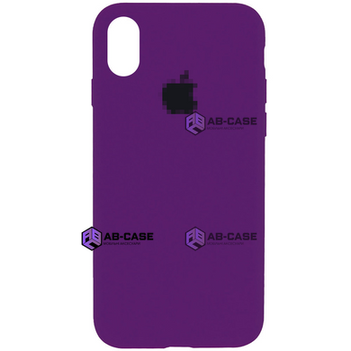 Чехол Silicone Case для iPhone Xs Max FULL (№30 Ultraviolet)