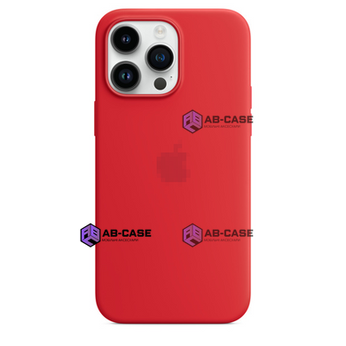 Чохол Silicone Case with Magsafe на iPhone 14 Pro Max RED