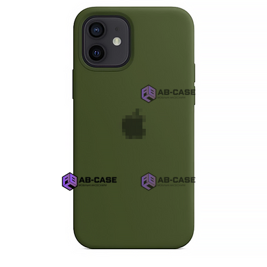 Чехол Silicone Case для iPhone 12 mini FULL (№48 Virid)
