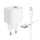 Зарядное устройство 2,1A (1 USB) BOROFONE BAS11A Erudite с кабелем USB - Micro USB (White) 1