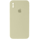 Чохол Silicone Case FULL CAMERA (square side) (на iPhone Xs Max) (Antique White)