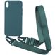 Чохол STRAP COLOR CASE на iPhone (iPhone XS MAX, Forest Green)
