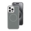 Чехол для iPhone 16 Pro : Neon Silicone Case MagSafe &ndash; Gray