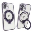 Чохол для iPhone 12 Clear Shining Holder with MagSafe Deep Purple