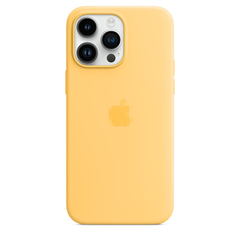 Чехол Silicone Case with Magsafe для iPhone 14 Pro Max Sunglow