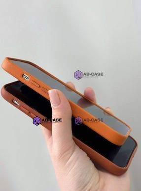 Чохол для iPhone 13 Pro Leather Case PU with Magsafe Dark Cherry