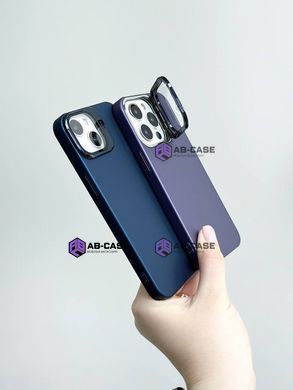 Чохол Stent для iPhone 13|14 матовий з підставкою Midnight Blue