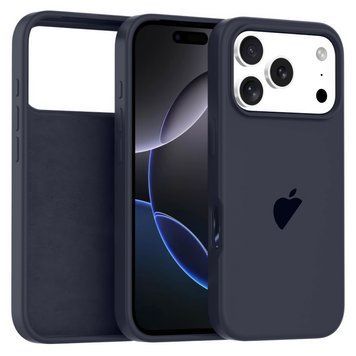 Чехол для iPhone 17 Pro &ndash; Silicone Case Full (№15 Charcoal Gray)